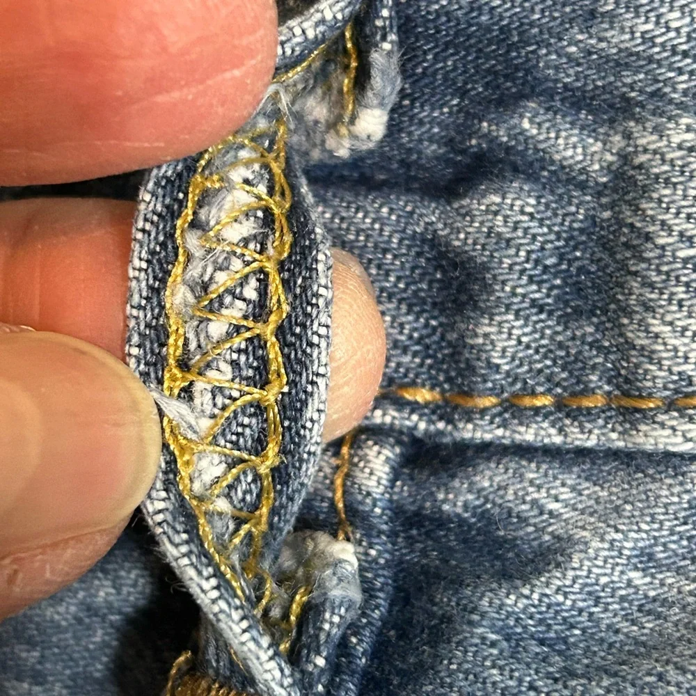 EUC VINTAGE LEVIS XX 501s JEANS SIZE 43x38 STRAIGHT LEG ORIGINALS.VSTITCH - Picture 16 of 17